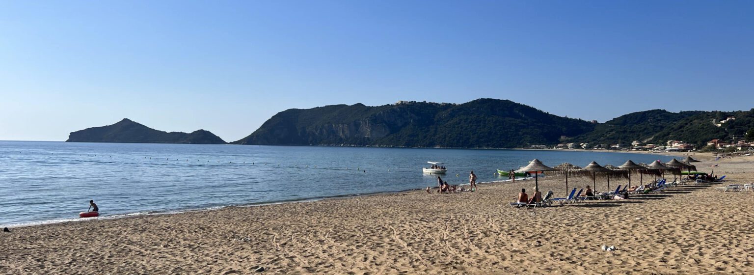 beach corfu island pass