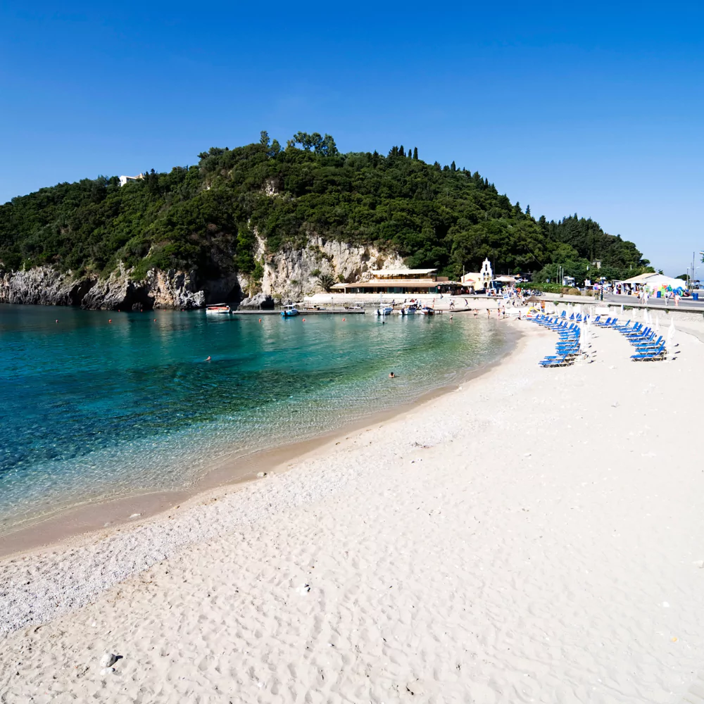 a beach on Corfu