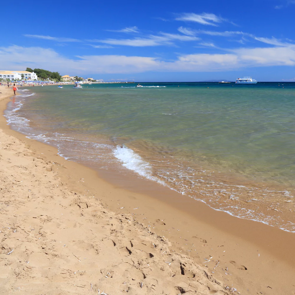 a beach on Corfu